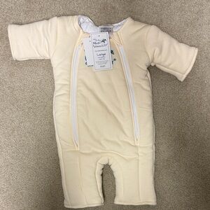 Cream Baby Sleepsuit
